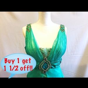 SOLD ONE OF A KIND Homecoming/Prom Turquo